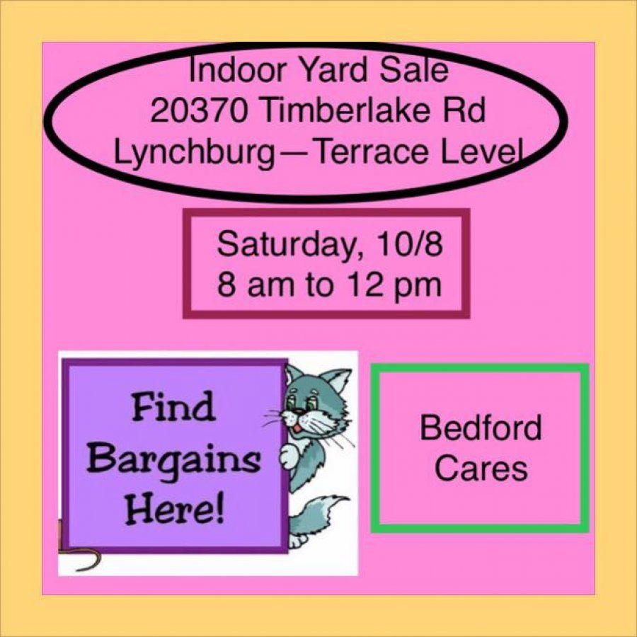 Bedford Cares Indoor Yard Sale