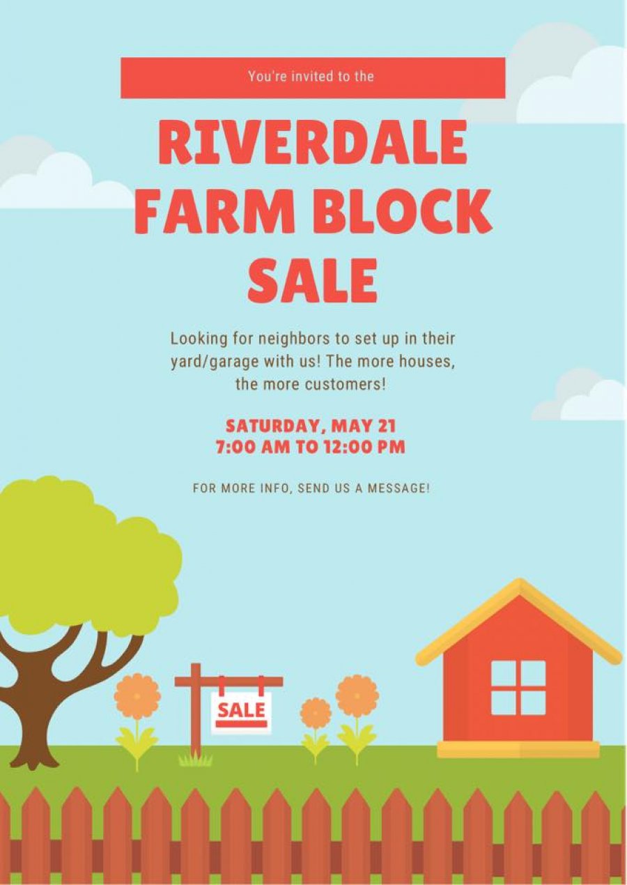  Riverdale Farm Neighborhood Block Sale