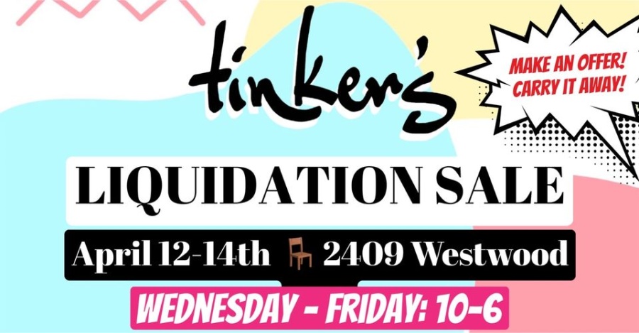Tinker's Liquidation Sale