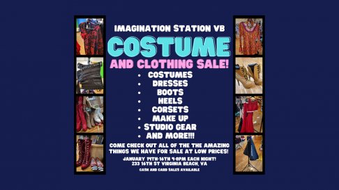 The Imagination Station VB First Ever Costume and Clothing Sale